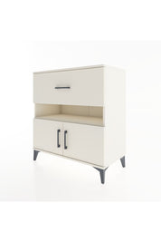 Hyperion Şifonyer 2 Raflı Tek Çekmeceli 2 Kapaklı 88x44x96 Aytaşı-Aytaşı