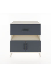 Hyperion Şifonyer 2 Raflı Tek Çekmeceli 2 Kapaklı 88x44x96 Aytaşı-Antrasit