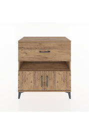 Hyperion Şifonyer 2 Raflı Tek Çekmeceli 2 Kapaklı 88x44x96 Çam-Çam