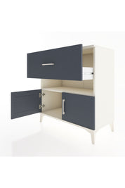 Hyperion Şifonyer Tek Raflı Tek Çekmeceli 2 Kapaklı 88x44x96 Aytaşı-Antrasit