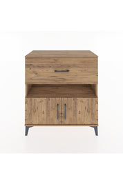 Hyperion Şifonyer Tek Raflı Tek Çekmeceli 2 Kapaklı 88x44x96 Çam-Çam