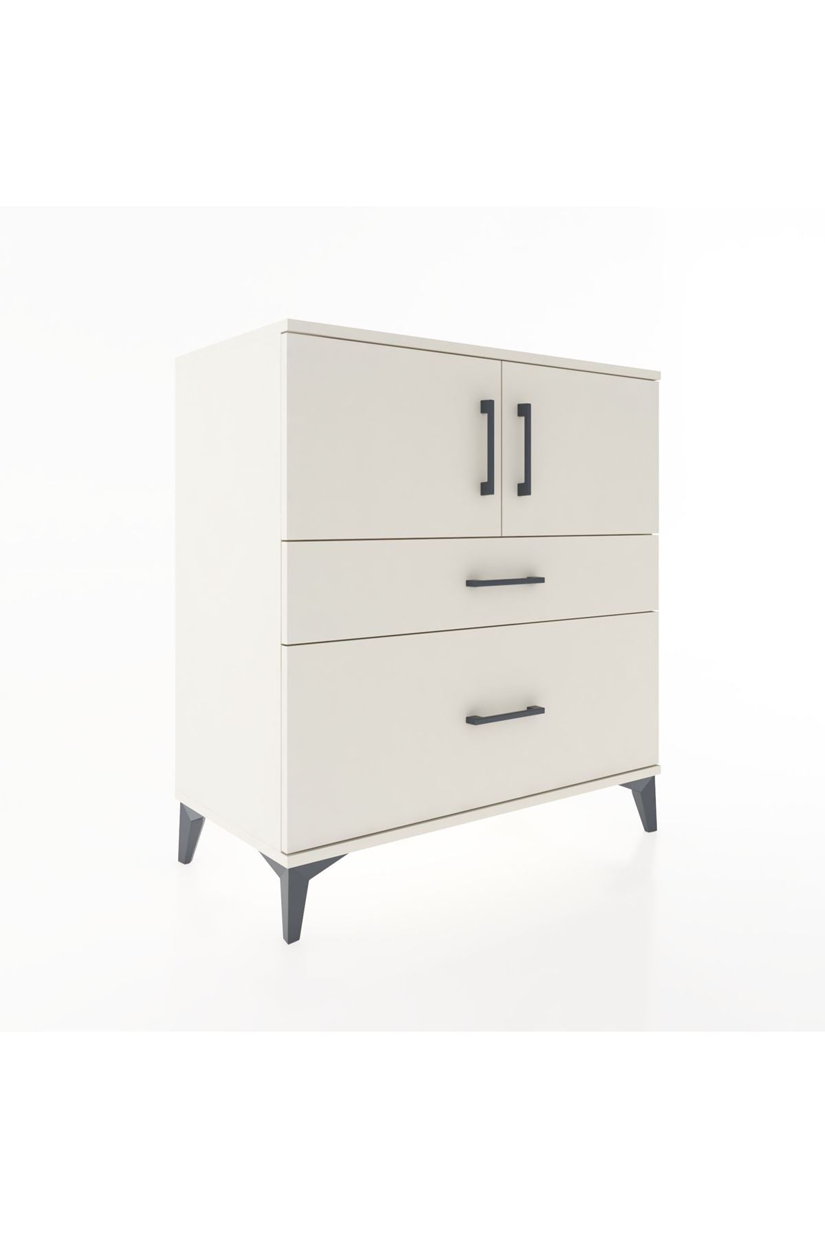 Hyperion Şifonyer 2 Raflı 2 Çekmeceli 2 Kapaklı 88x44x96 Aytaşı-Aytaşı