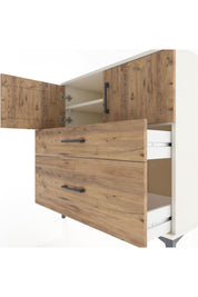 Hyperion Şifonyer 2 Raflı 2 Çekmeceli 2 Kapaklı 88x44x96 Aytaşı-Çam