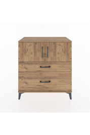 Hyperion Şifonyer 2 Raflı 2 Çekmeceli 2 Kapaklı 88x44x96 Çam-Çam