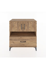 Hyperion Şifonyer 2 Raflı Tek Çekmeceli 2 Kapaklı 88x44x96 Çam-Çam