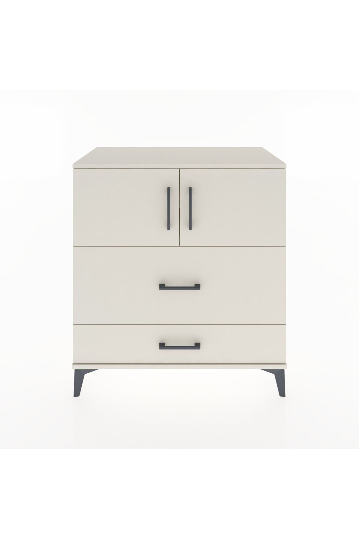 Hyperion Şifonyer 2 Raflı 2 Çekmeceli 2 Kapaklı 88x44x96 Aytaşı-Aytaşı