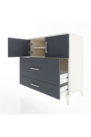 Hyperion Şifonyer 2 Raflı 2 Çekmeceli 2 Kapaklı 88x44x96 Aytaşı-Antrasit