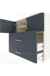 Hyperion Şifonyer 2 Raflı 2 Çekmeceli 2 Kapaklı 88x44x96 Aytaşı-Antrasit