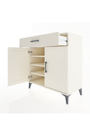 Hyperion Şifonyer 3 Raflı Tek Çekmeceli 2 Kapaklı 88x44x96 Aytaşı-Aytaşı