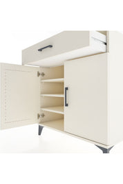 Hyperion Şifonyer 3 Raflı Tek Çekmeceli 2 Kapaklı 88x44x96 Aytaşı-Aytaşı