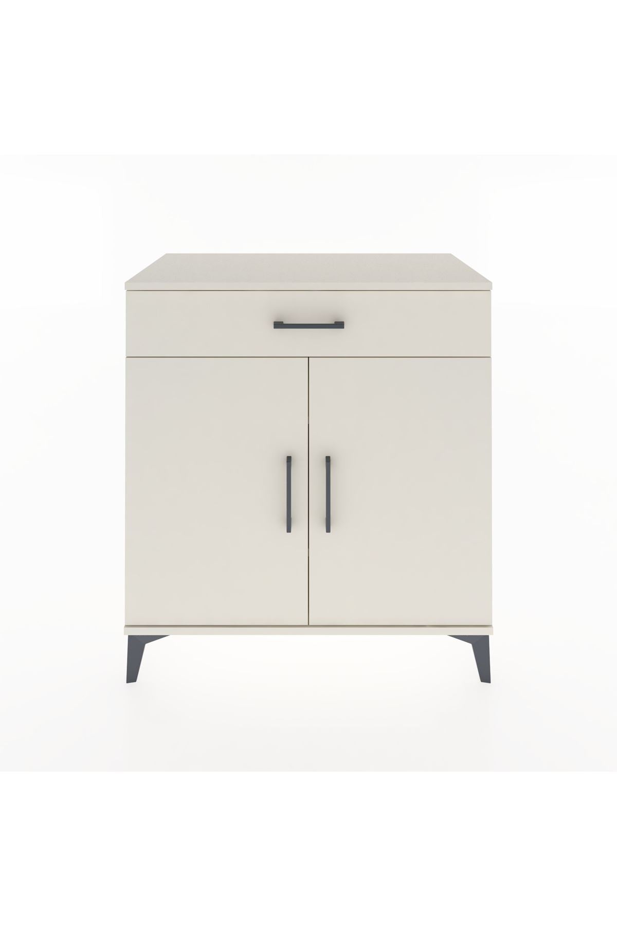 Hyperion Şifonyer 2 Raflı Tek Çekmeceli 2 Kapaklı 88x44x96 Aytaşı-Aytaşı