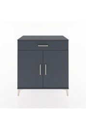 Hyperion Şifonyer 2 Raflı Tek Çekmeceli 2 Kapaklı 88x44x96 Antrasit-Antrasit
