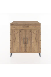 Hyperion Şifonyer 2 Raflı Tek Çekmeceli 2 Kapaklı 88x44x96 Çam-Çam