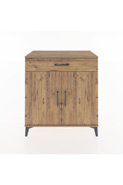 Hyperion Şifonyer Tek Raflı Tek Çekmeceli 2 Kapaklı 88x44x96 Çam-Çam