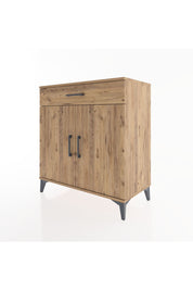 Hyperion Şifonyer Tek Raflı Tek Çekmeceli 2 Kapaklı 88x44x96 Çam-Çam