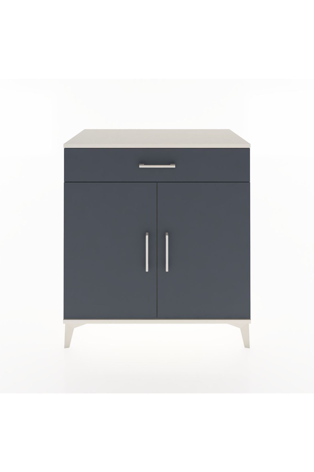 Hyperion Şifonyer Tek Çekmeceli 2 Kapaklı 88x44x96 Aytaşı-Antrasit