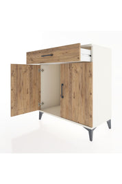 Hyperion Şifonyer Tek Çekmeceli 2 Kapaklı 88x44x96 Aytaşı-Çam