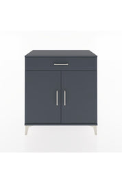 Hyperion Şifonyer Tek Çekmeceli 2 Kapaklı 88x44x96 Antrasit-Antrasit