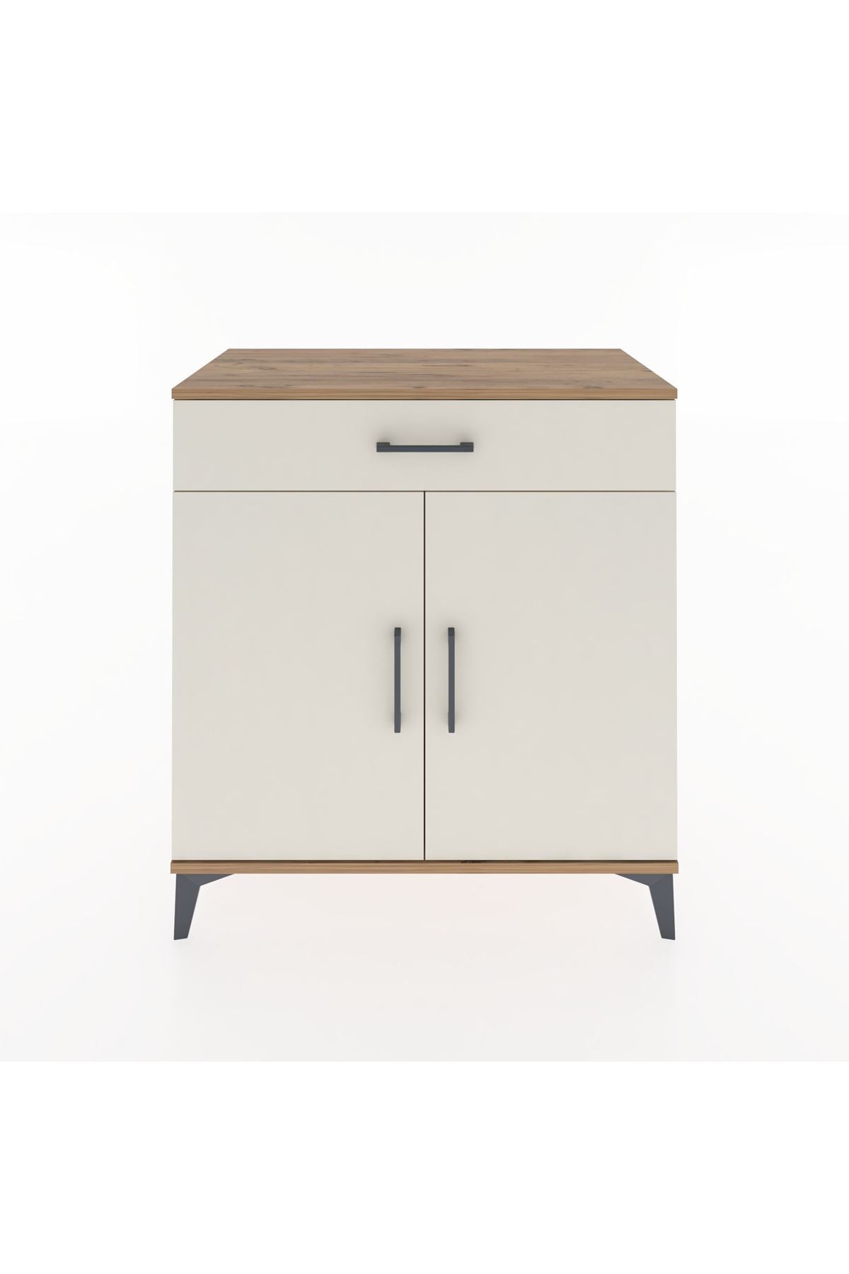 Hyperion Şifonyer Tek Çekmeceli 2 Kapaklı 88x44x96 Çam-Aytaşı