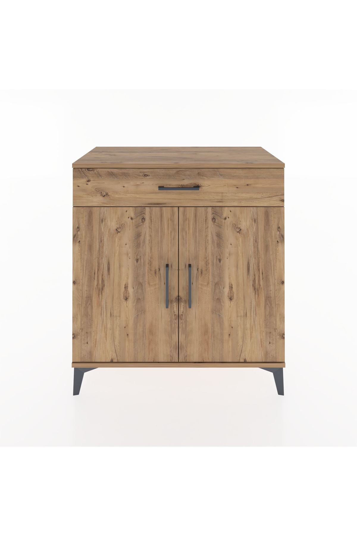 Hyperion Şifonyer Tek Çekmeceli 2 Kapaklı 88x44x96 Çam-Çam