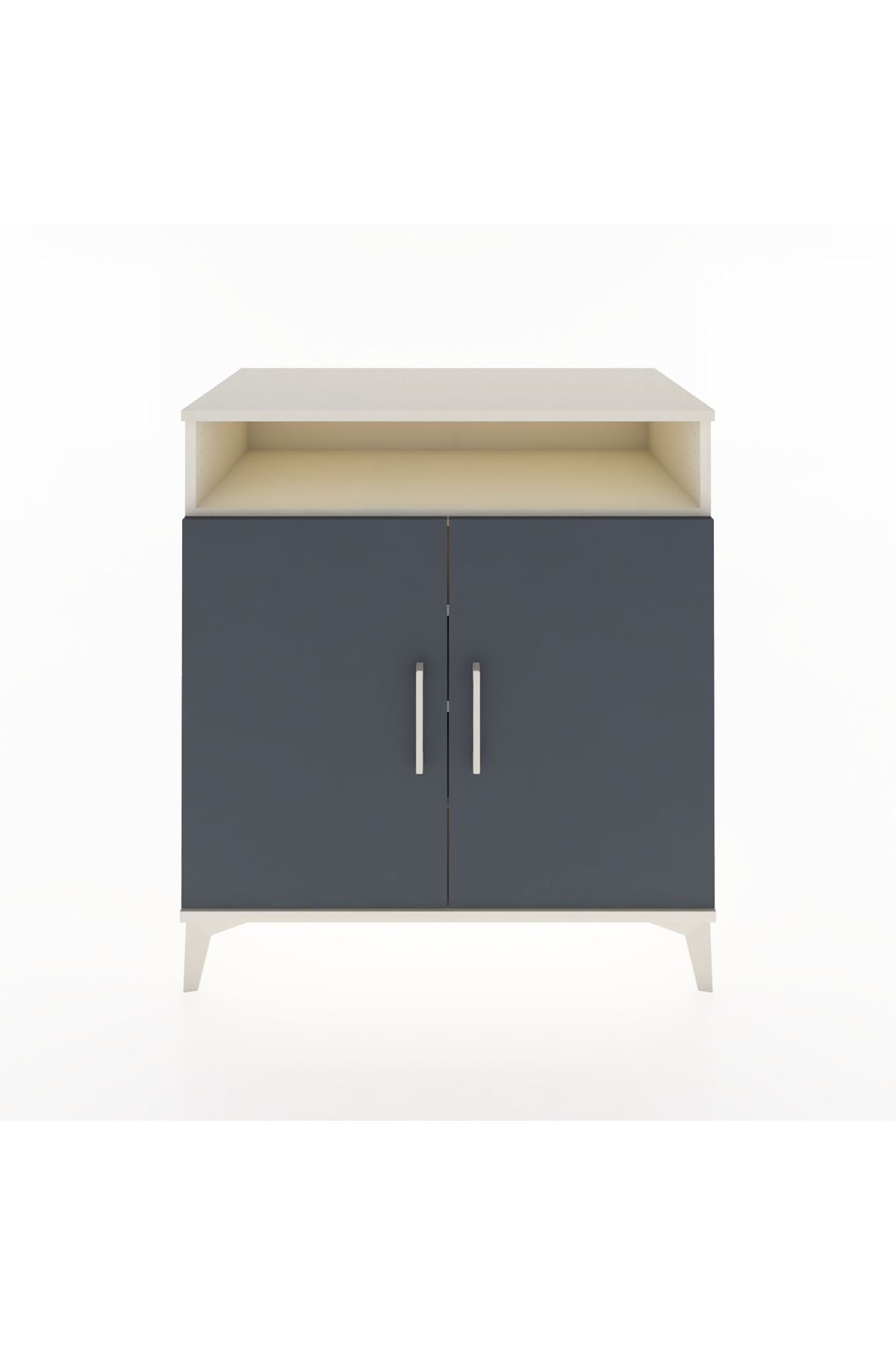 Hyperion Şifonyer 4 Raflı 2 Kapaklı 88x44x96 Aytaşı-Antrasit