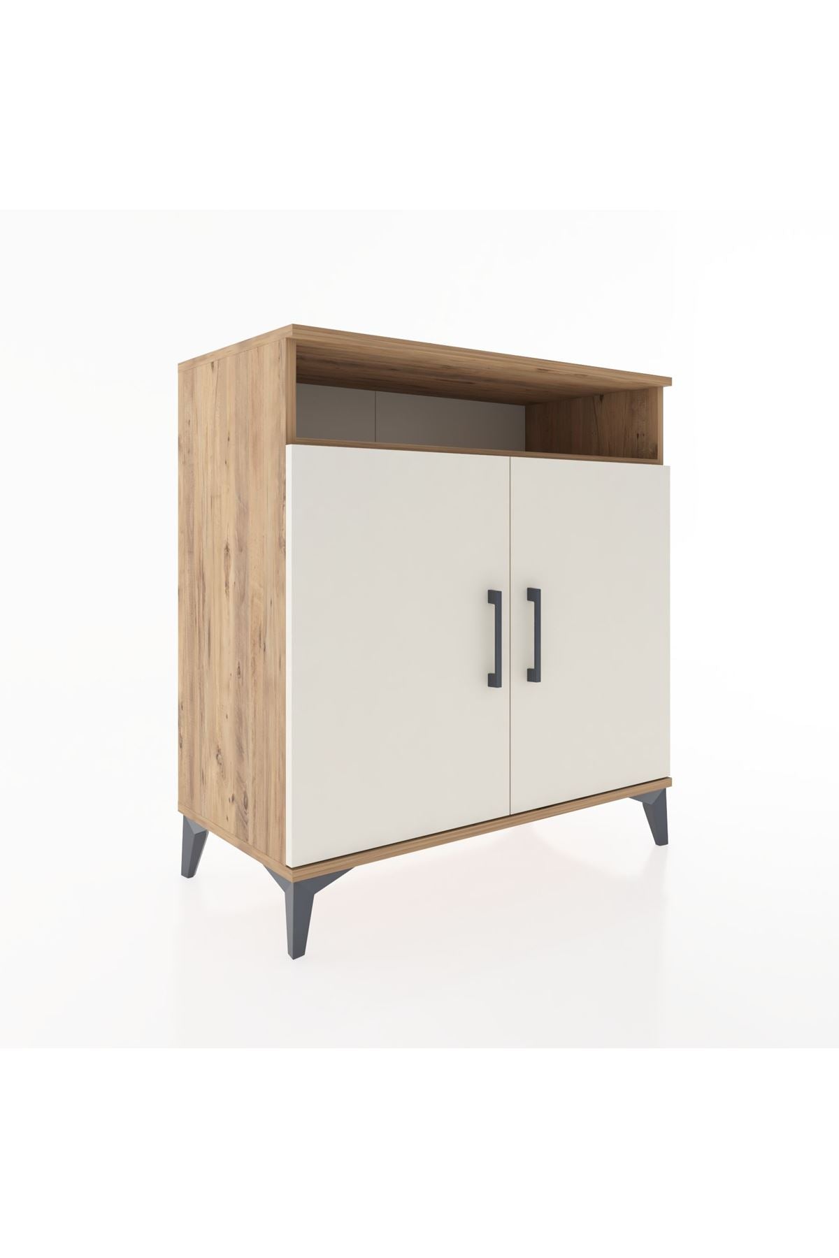 Hyperion Şifonyer 4 Raflı 2 Kapaklı 88x44x96 Çam-Aytaşı