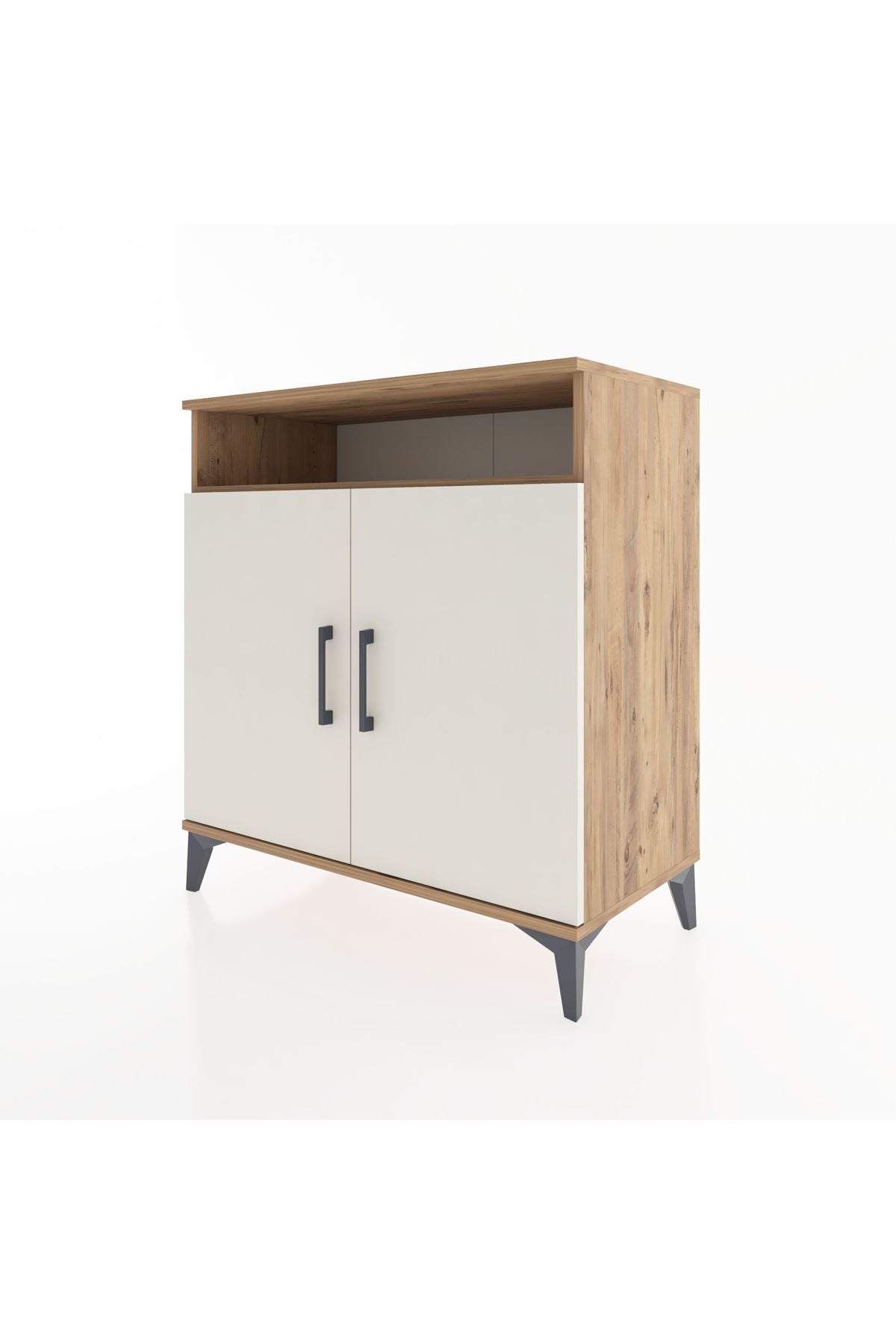 Hyperion Şifonyer 4 Raflı 2 Kapaklı 88x44x96 Çam-Aytaşı