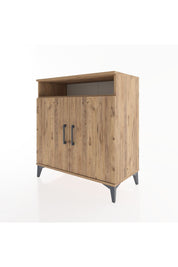 Hyperion Şifonyer 4 Raflı 2 Kapaklı 88x44x96 Çam-Çam