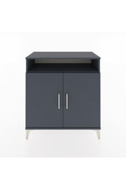 Hyperion Şifonyer 3 Raflı 2 Kapaklı 88x44x96 Antrasit-Antrasit