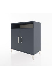 Hyperion Şifonyer 3 Raflı 2 Kapaklı 88x44x96 Antrasit-Antrasit