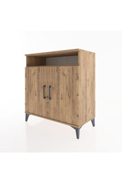 Hyperion Şifonyer 3 Raflı 2 Kapaklı 88x44x96 Çam-Çam