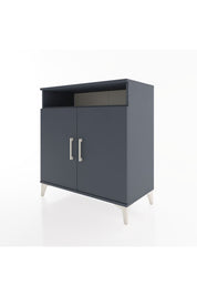 Hyperion Şifonyer 2 Raflı 2 Kapaklı 88x44x96 Antrasit-Antrasit