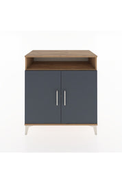 Hyperion Şifonyer 2 Raflı 2 Kapaklı 88x44x96 Çam-Antrasit