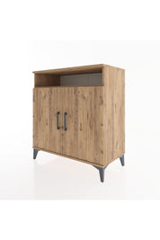 Hyperion Şifonyer 2 Raflı 2 Kapaklı 88x44x96 Çam-Çam