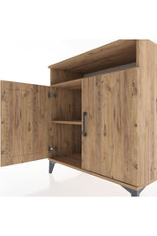 Hyperion Şifonyer 2 Raflı 2 Kapaklı 88x44x96 Çam-Çam