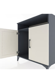 Hyperion Şifonyer Tek Raflı 2 Kapaklı 88x44x96 Antrasit-Aytaşı