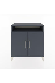 Hyperion Şifonyer Tek Raflı 2 Kapaklı 88x44x96 Antrasit-Antrasit