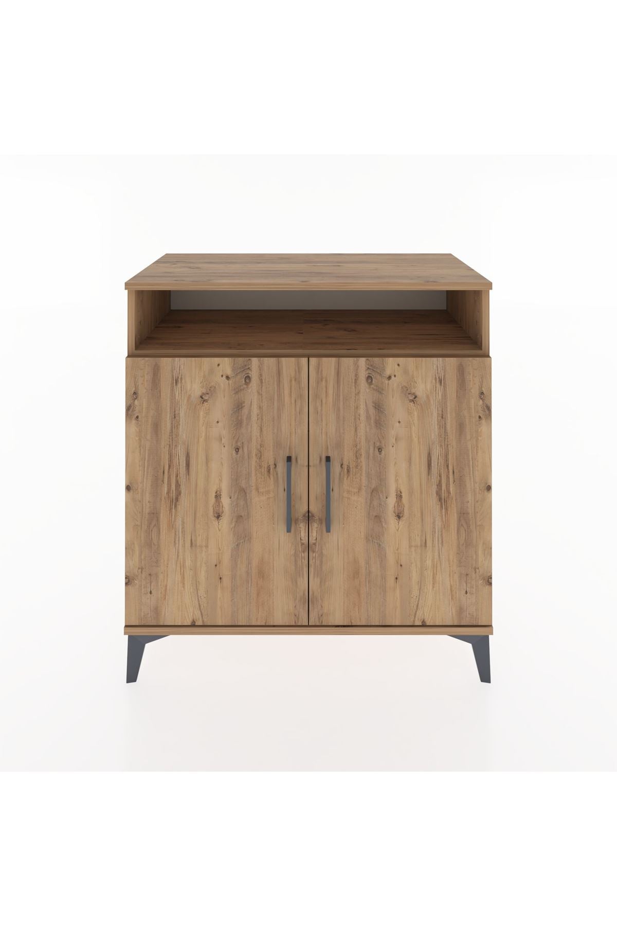 Hyperion Şifonyer Tek Raflı 2 Kapaklı 88x44x96 Çam-Çam