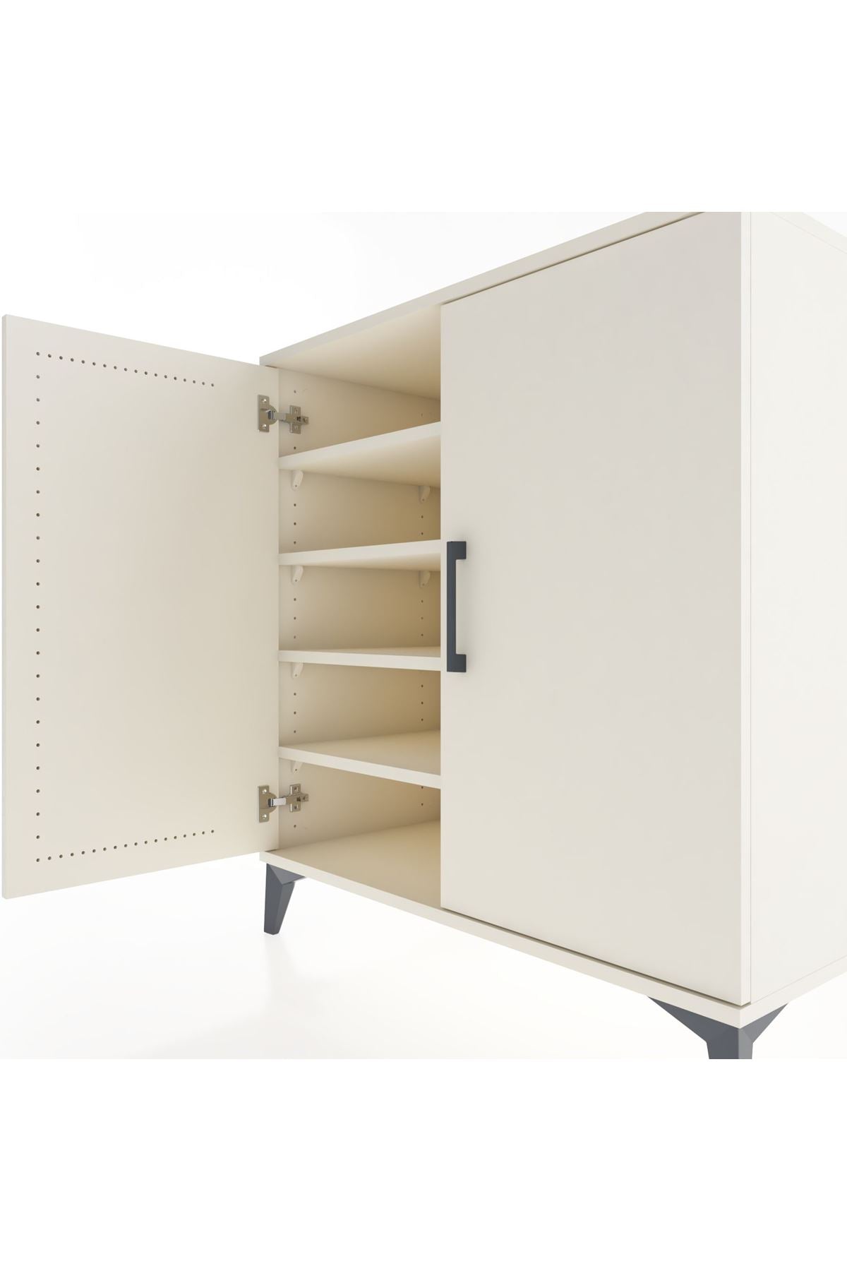 Hyperion Şifonyer 4 Raflı 2 Kapaklı 88x44x96 Aytaşı-Aytaşı