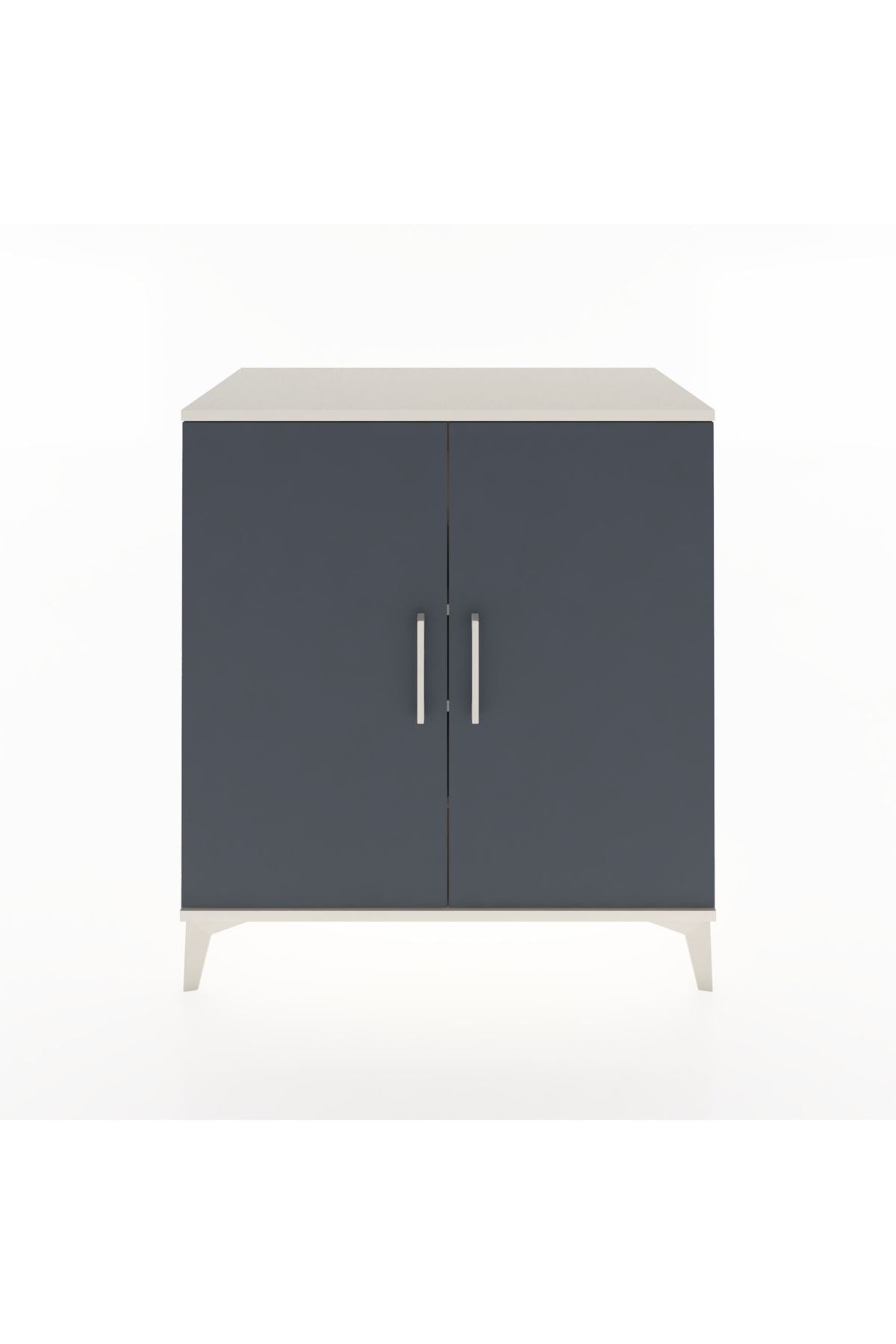 Hyperion Şifonyer 4 Raflı 2 Kapaklı 88x44x96 Aytaşı-Antrasit