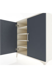 Hyperion Şifonyer 4 Raflı 2 Kapaklı 88x44x96 Aytaşı-Antrasit
