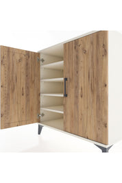 Hyperion Şifonyer 4 Raflı 2 Kapaklı 88x44x96 Aytaşı-Çam