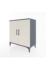 Hyperion Şifonyer 4 Raflı 2 Kapaklı 88x44x96 Antrasit-Aytaşı