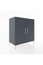 Hyperion Şifonyer 4 Raflı 2 Kapaklı 88x44x96 Antrasit-Antrasit