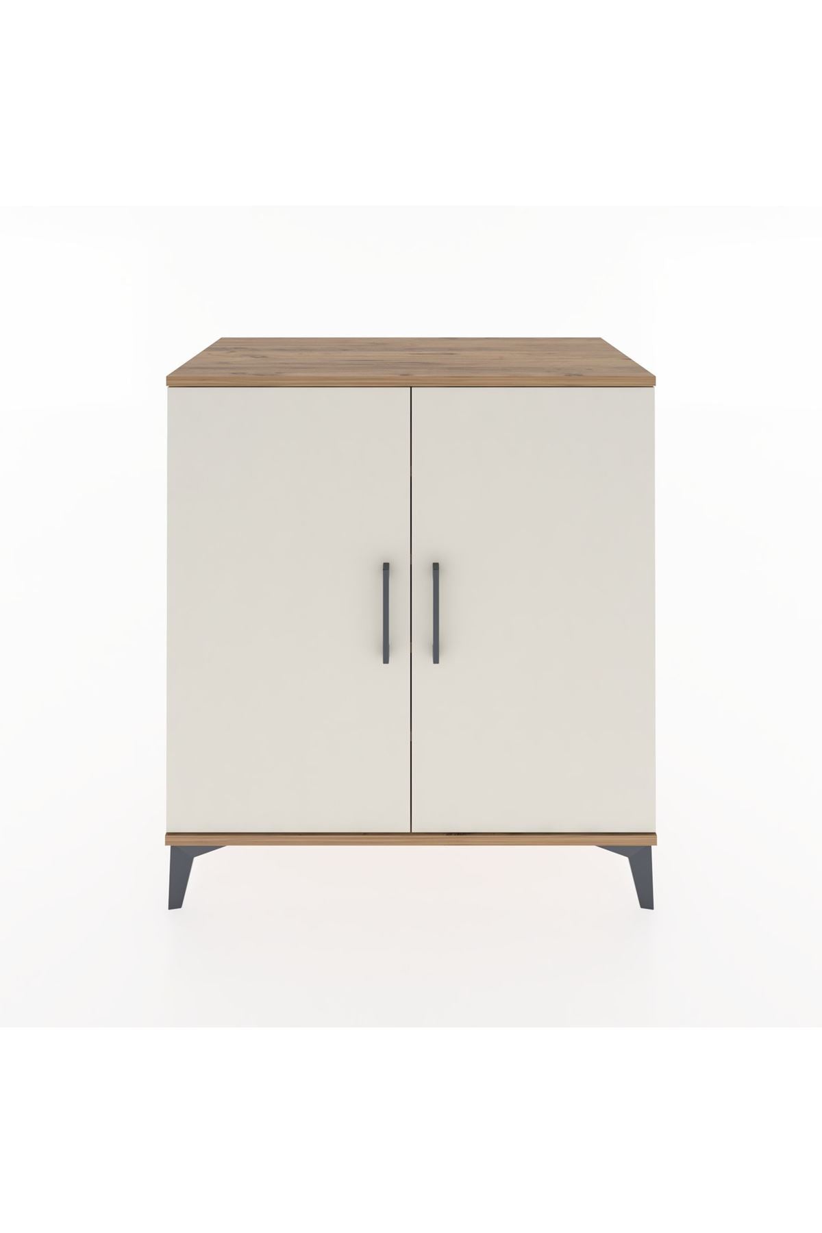 Hyperion Şifonyer 4 Raflı 2 Kapaklı 88x44x96 Çam-Aytaşı