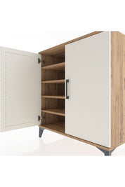 Hyperion Şifonyer 4 Raflı 2 Kapaklı 88x44x96 Çam-Aytaşı