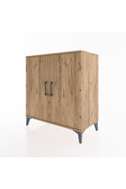 Hyperion Şifonyer 4 Raflı 2 Kapaklı 88x44x96 Çam-Çam