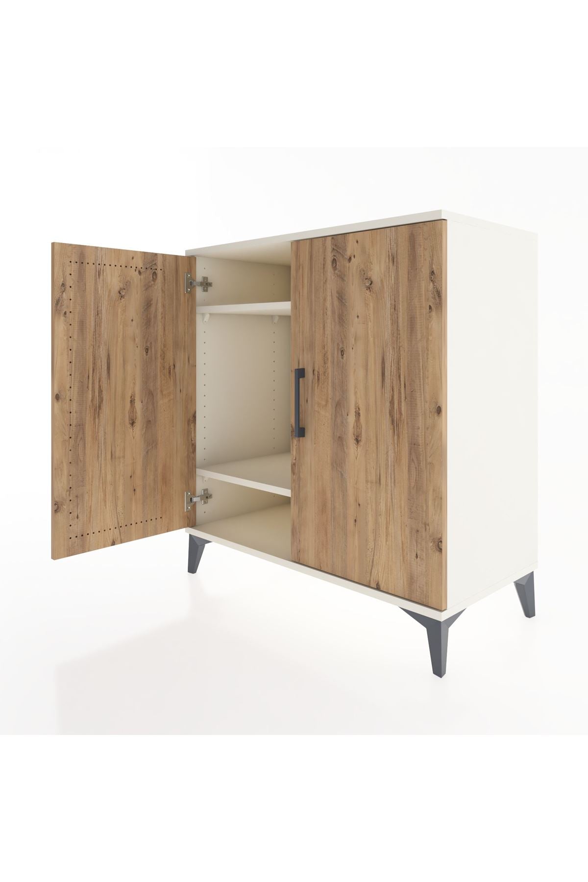 Hyperion Şifonyer 2 Raflı 2 Kapaklı 88x44x96 Aytaşı-Çam