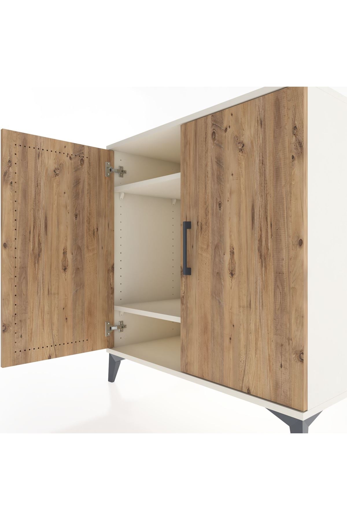 Hyperion Şifonyer 2 Raflı 2 Kapaklı 88x44x96 Aytaşı-Çam