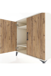 Hyperion Şifonyer 2 Raflı 2 Kapaklı 88x44x96 Aytaşı-Çam